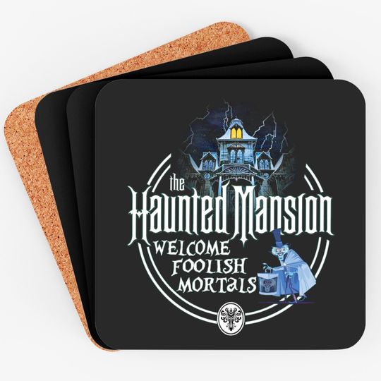 Haunted Mansion Coasters, The Haunted Mansion Coasters, Disney Haunted Mansion Coasters, Disney Coasters