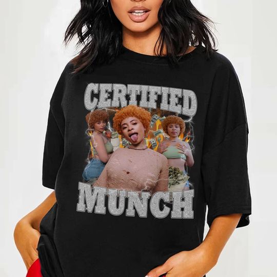 Vintage Ice Spice Certified Munch Shirt, Love Ice Spice Tshirt