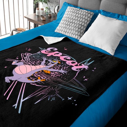 Figment Baby Blankets, Epcot Figment Tank, Disney Figment Tank, One Little Spark Baby Blankets