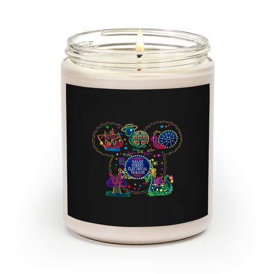 Main Street Electrical Parade Scented Candles, Disney Family Vacation Scented Candles