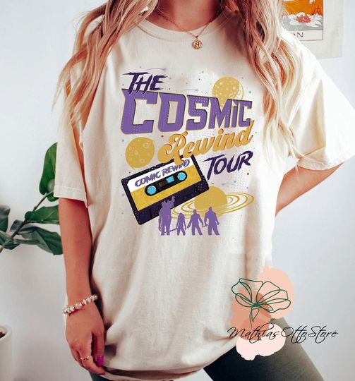 The Cosmic Rewind Tour Cassette Shirt, Guardians of The Galaxy Shirt, Disney Shirt