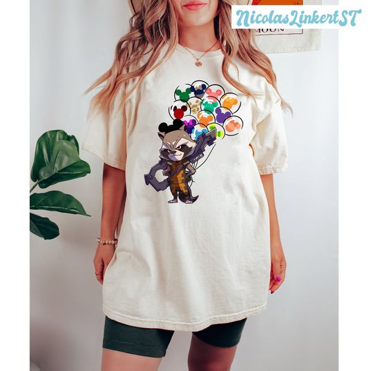 Guardians of the Galaxy shirt, Disney Balloon tee, Marvel Avengers Shirt, Star-Lord Gamora Groot Rocket