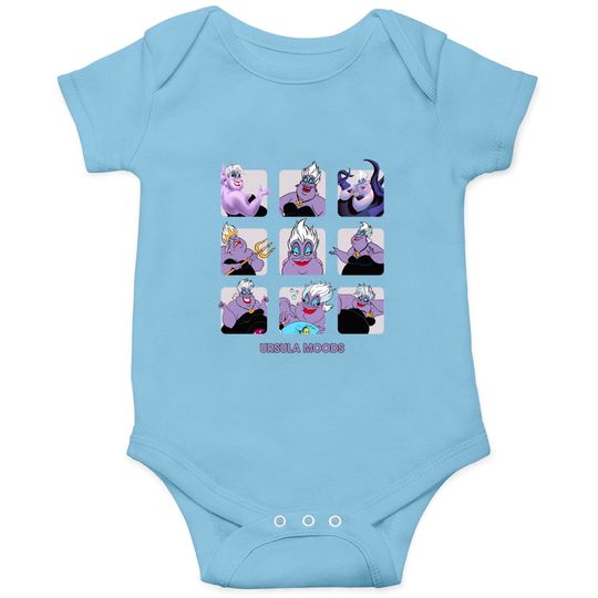 Ursula The Little Mermaid Funny Ursula Moods Disney Onesies