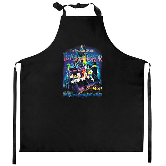 Disney The Twilight Zone Tower of Terror Kitchen Aprons, Twilight Zone