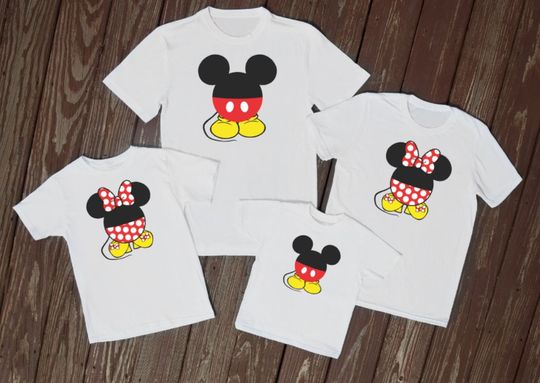 Matching family Disney t-shirts family matching shirts adults kids travelling reveal holiday vacation matching  family trip