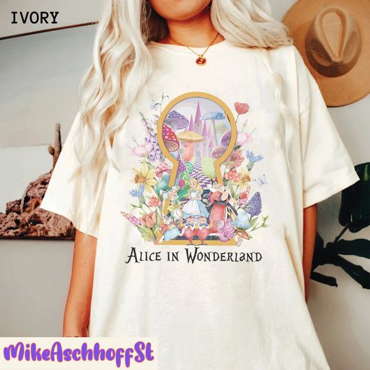 Disney Alice In Wonderland Shirt, Alice Shirt, Mad Hatter Shirt