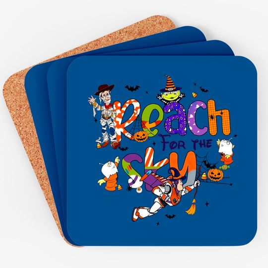 Reach For The Sky Coasters, Disney Halloween Coasters, Toy Story Halloween Coasters