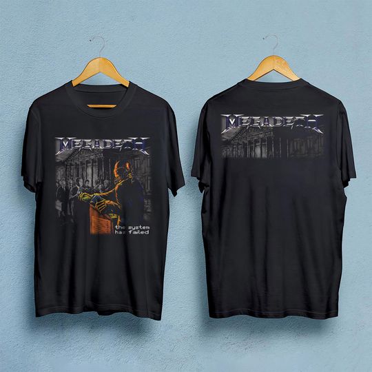 Vintage Y2K Megadeth the System Has Failed Double Side t-shirt