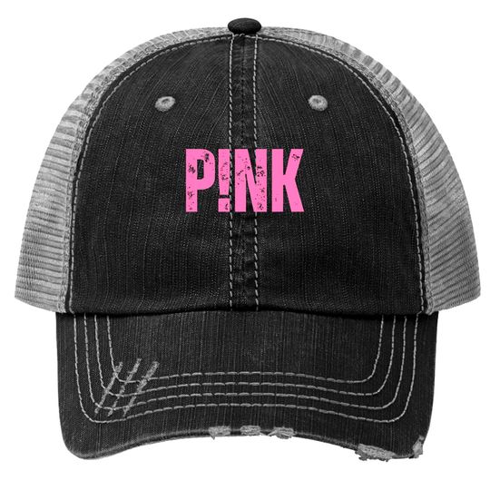 P!nk Singer Custom Trucker Hats For Summer Carnival Tour 2023 Pink Concert Trucker Hats