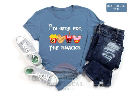 I'm Here For The Snacks Shirt, Disney Snacks Shirt, Disney Trip Shirt, Disney Family Shirt