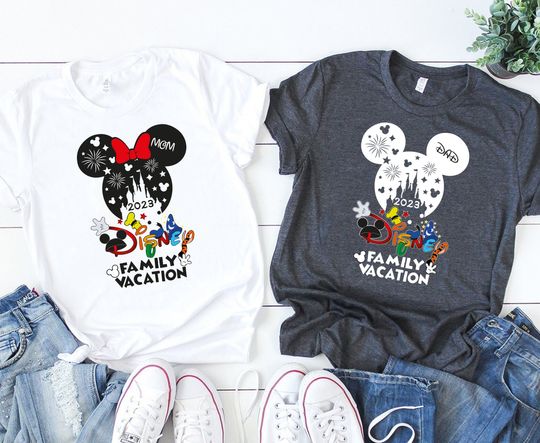 Custom Disney Family Vacation 2023, Disney Family Trip 2023, Custom Disney Matching Shirts, Family Vacation Shirt