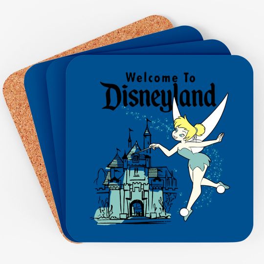 Disneyland Coasters, Tinker Bell Coasters, Tinkerbell Coasters