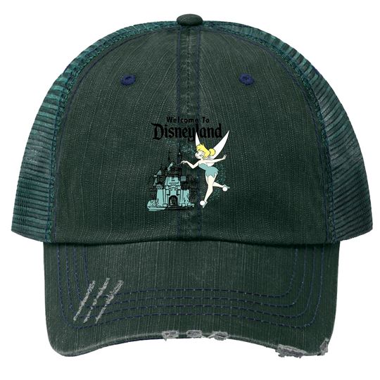 Disneyland Trucker Hats, Tinker Bell Trucker Hats, Tinkerbell Trucker Hats