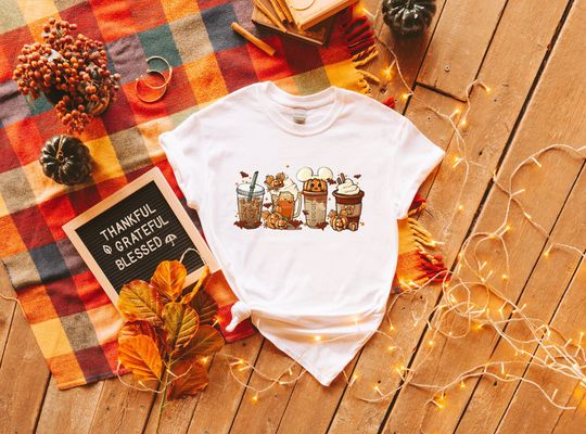 Disney Pumpkin Spice Latte Shirt,  Halloween Pumpkin Iced Coffee Tee, Pumpkin Spice Mickey Shirt