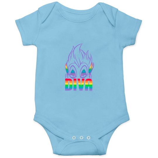 Disney villains ursula diva pride Onesies