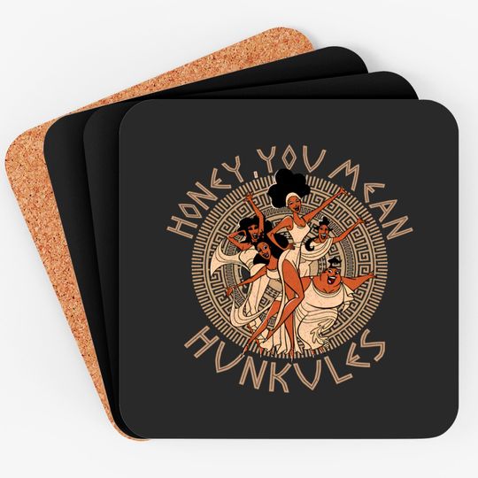 Disney Hercules Diva The Muses Honey You Mean Hunkules Coasters