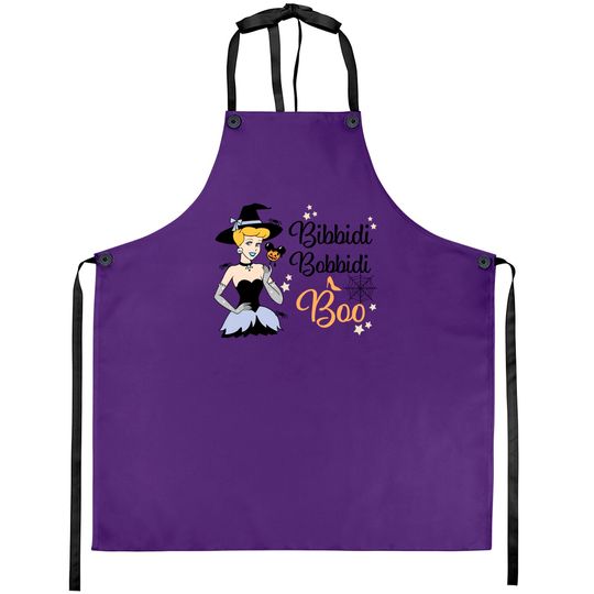 Bibbidi Bobbidi Boo Aprons, Disney Halloween Aprons