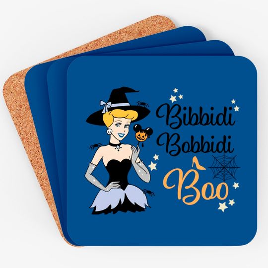 Bibbidi Bobbidi Boo Coasters, Disney Halloween Coasters