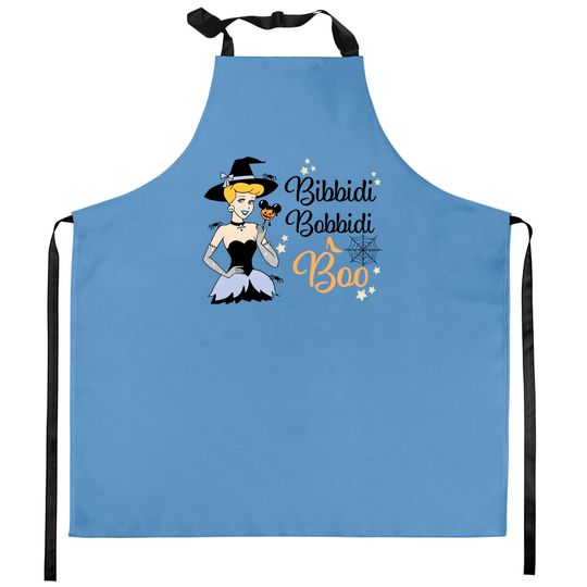 Bibbidi Bobbidi Boo Kitchen Aprons, Disney Halloween Kitchen Aprons