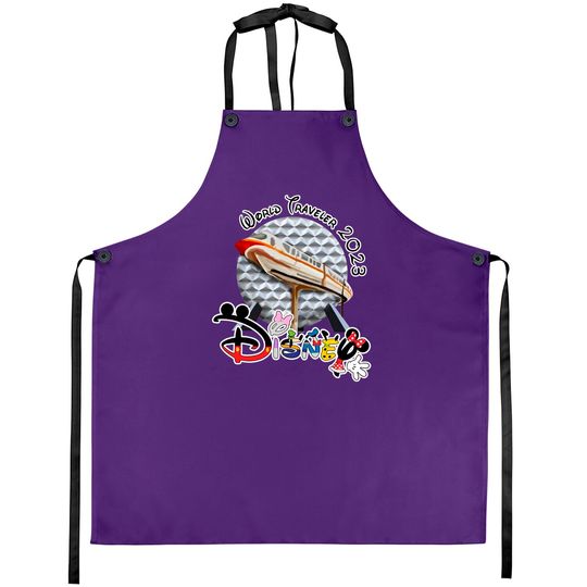 Epcot Family Aprons 2023 World Traveler Group Aprons 2023 Disney Epcot Group Aprons