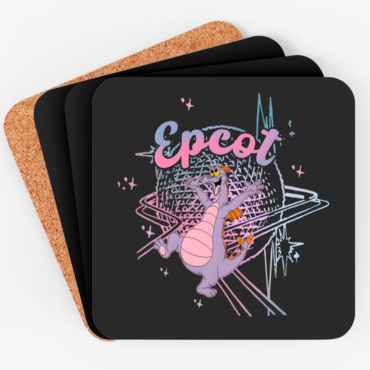 Disney Epcot Funny Figment Imagination Coasters