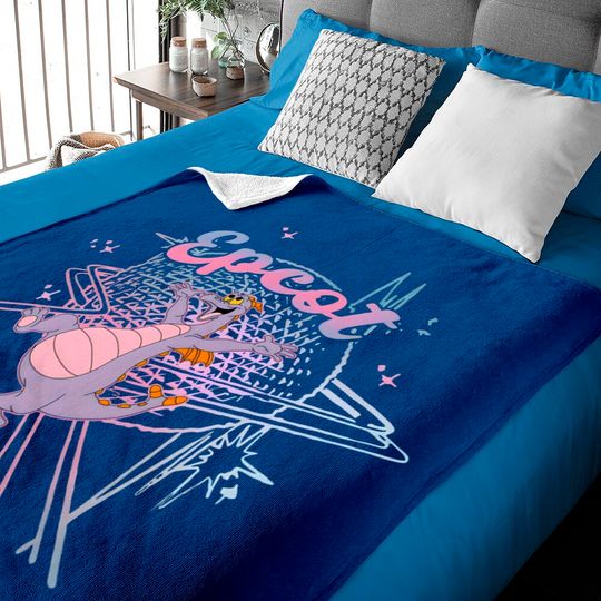 Disney Epcot Funny Figment Imagination Baby Blankets