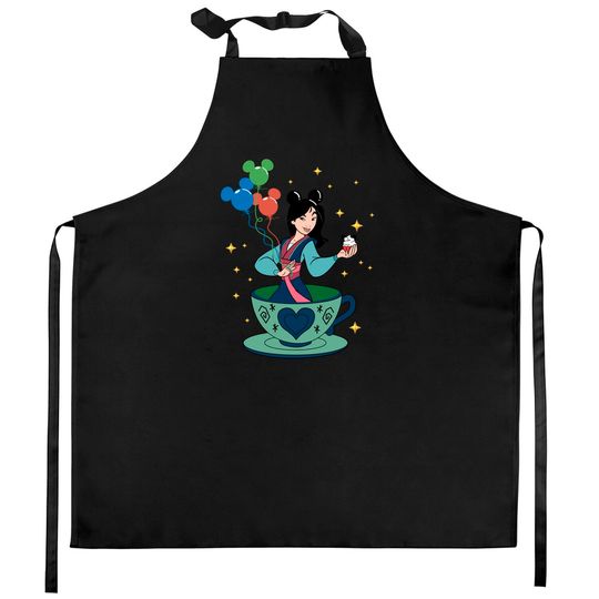 Disney Mulan Princess Kitchen Aprons, Disney Trip