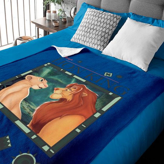 90s The Lion King Disney Movie Promo Baby Blankets. Vintage 1990s