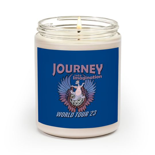 2023 Disney Figment, Disney Distressed Concert Scented Candles, Epcot Figment Scented Candles