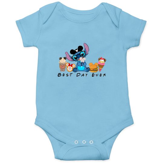 Best Day Ever Onesies, Disney Stitch Onesies, Disney Matching Onesies