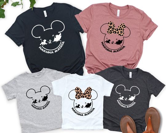 Gift For Disney Shirts,Hakuna Matata Shirt,Animal Kingdom Shirts,Disney Family Shirts,Leopard Disney Vacation Shirts