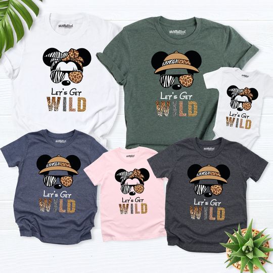Disney Safari Shirt, Disney Animal Kingdom Shirt, Disney Lets Get Wild Shirt, Disney Safari Group Shirt