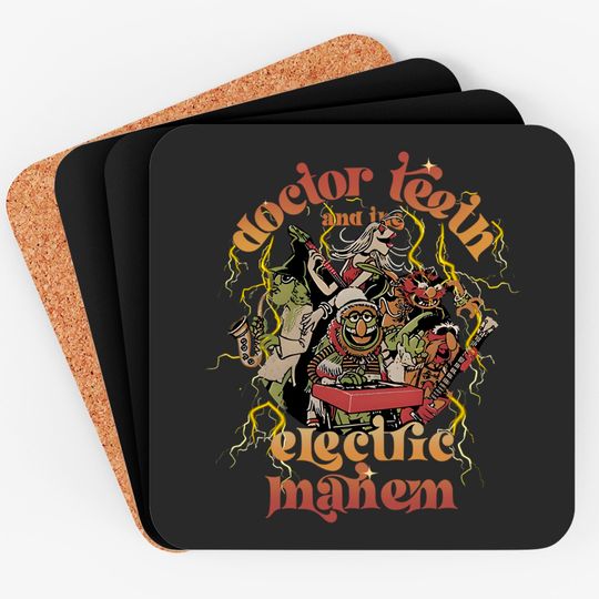 Disney Muppets Doctor Teeth And The Electric Mayhem Poster Coasters