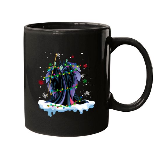 Disney Villains Maleficent Chirstmas Light Mugs