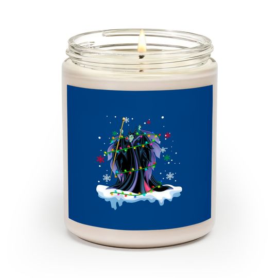 Disney Villains Maleficent Chirstmas Light Scented Candles