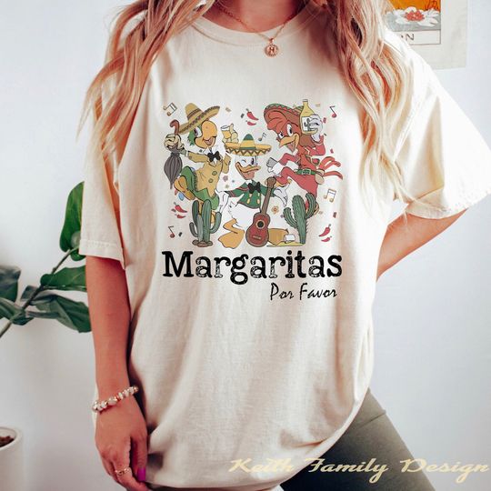 Disney Margarita shirt , Disney Margaritas Epcot shirt, The Three Caballeros shirt