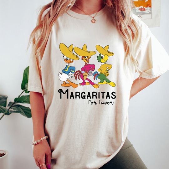 Disney Margarita shirt - Disney Epcot shirt - margaritas Epcot shirt - The Three Caballeros shirt