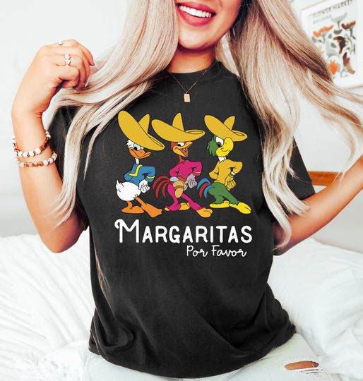 Disney Vintage Shirt, Disney Margarita Shirt, The Three Caballeros Shirt, Disney Margarita Shirt, Disney Epcot shirt