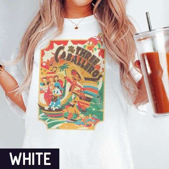 Vintage Disney Margarita Shirt, Margaritas Por Favor, Margaritas Epcot Shirt, The Three Caballeros