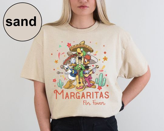 Vintage Disney Margarita Shirt, Margaritas Por Favor Shirt, Margaritas Epcot Shirt, The Three Caballeros Shirt