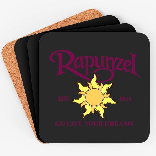 Rapunzel Sweater, Tangled Coasters, Disney Princess Coasters