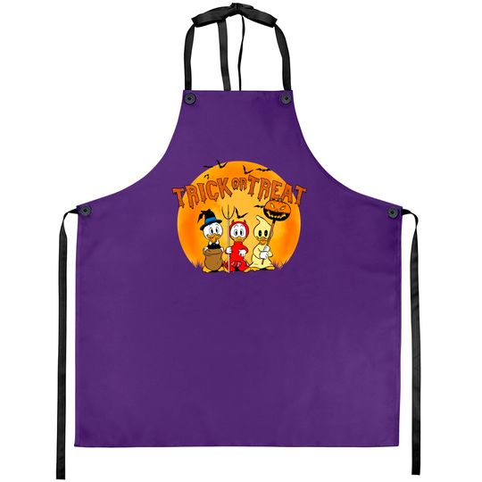 Disney Halloween Ducktales Huey Dewey and Louie Trick Or Treat Halloween Costume Unisex Aprons