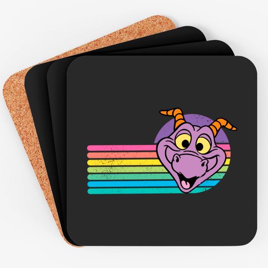 Disney vintage comfort colors Coasters - Disney figment Coasters - Disney Epcot Coasters