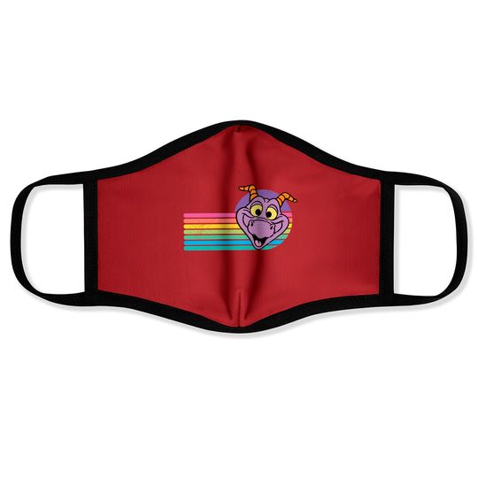 Disney vintage comfort colors Face Masks - Disney figment Face Masks - Disney Epcot Face Masks