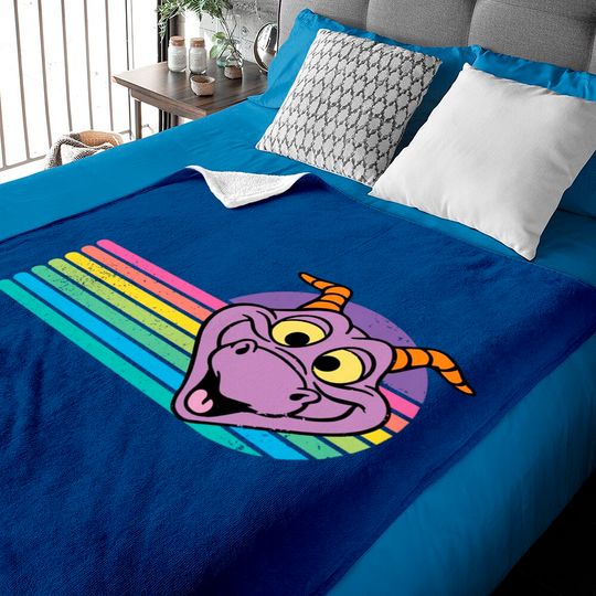 Disney vintage comfort colors Baby Blankets - Disney figment Baby Blankets - Disney Epcot Baby Blankets