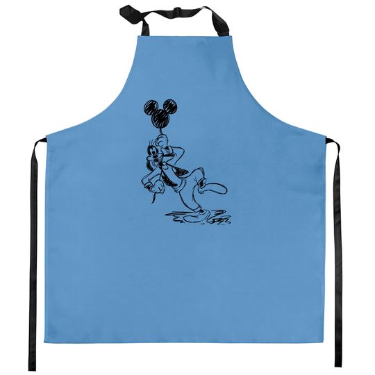 Goofy Comfort Colors Kitchen Aprons, Vintage Goofy Kitchen Aprons, Disney Kitchen Aprons, Disneyland Kitchen Aprons