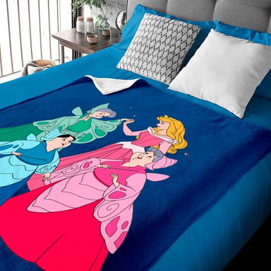 Sleeping Beauty Disney Baby Blankets,Aurora Princess Baby Blankets, Disney Group Baby Blankets