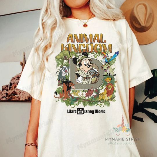 Disney Animal Kingdom Shirt, Vintage Animal Kingdom Shir