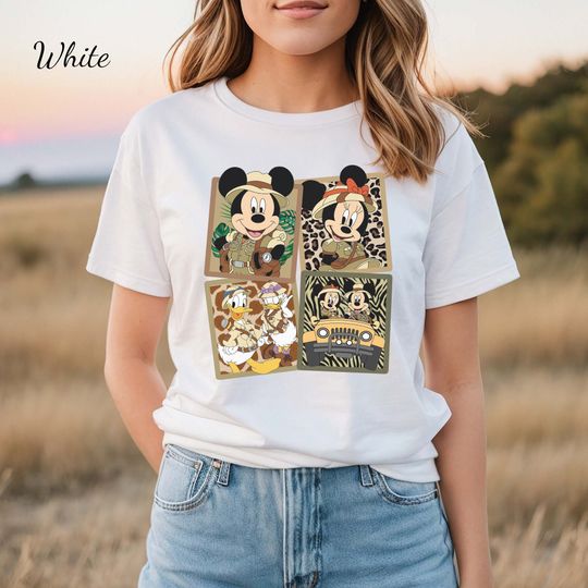 Retro Disney Mickey Safari Shirt, Disney Wild Animal Kingdom