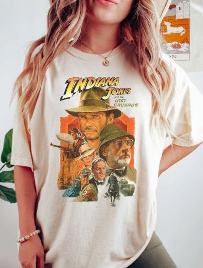 Vintage 90s Indiana Jones Adventure Disneyland 1995,Indiana Jones Shirt, Vintage Disney Movie Shirt